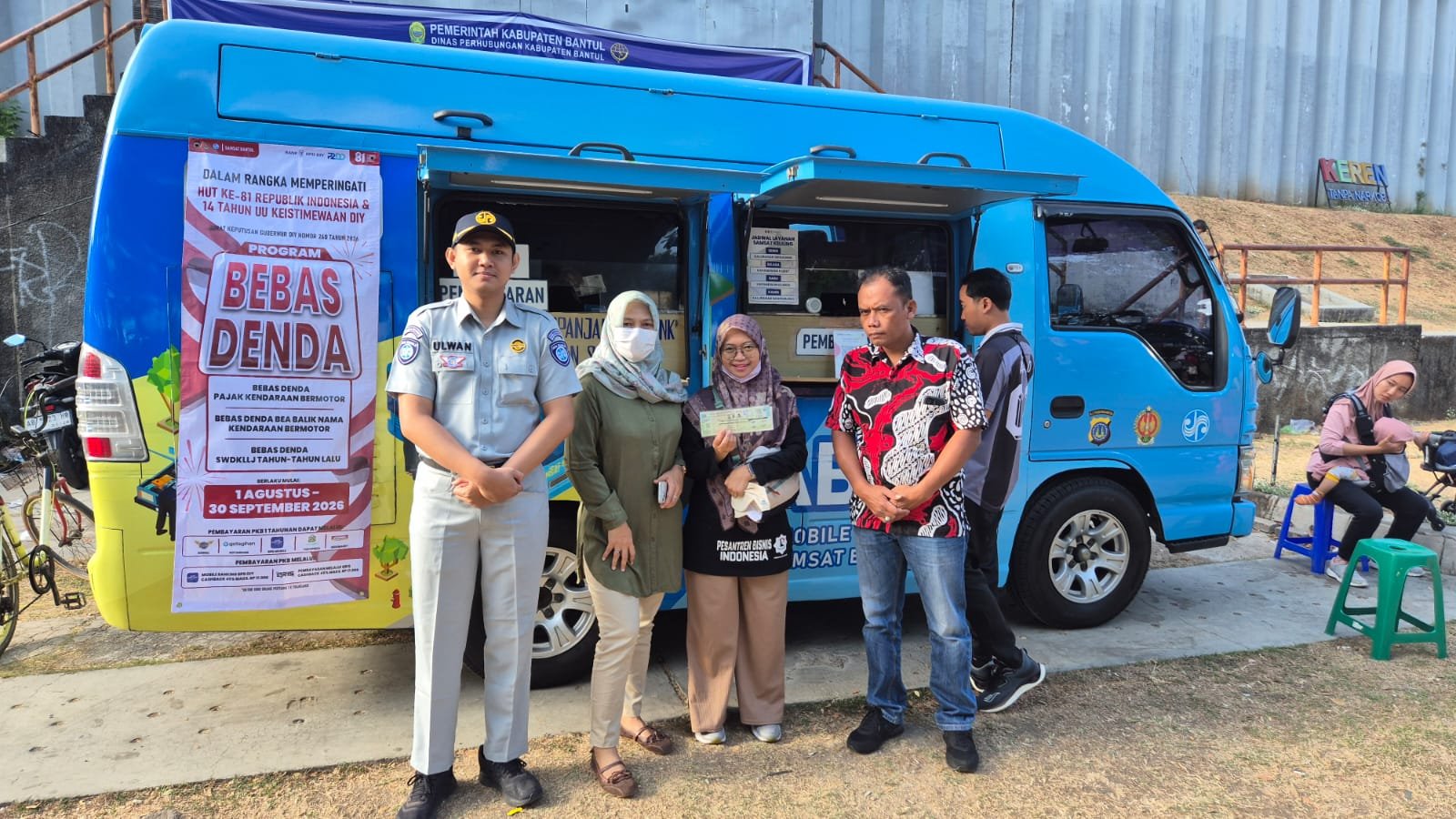 SAMLING Hadir di Stadion Sultan Agung, Jasa Raharja Sosialisasikan Program Bebas Denda
