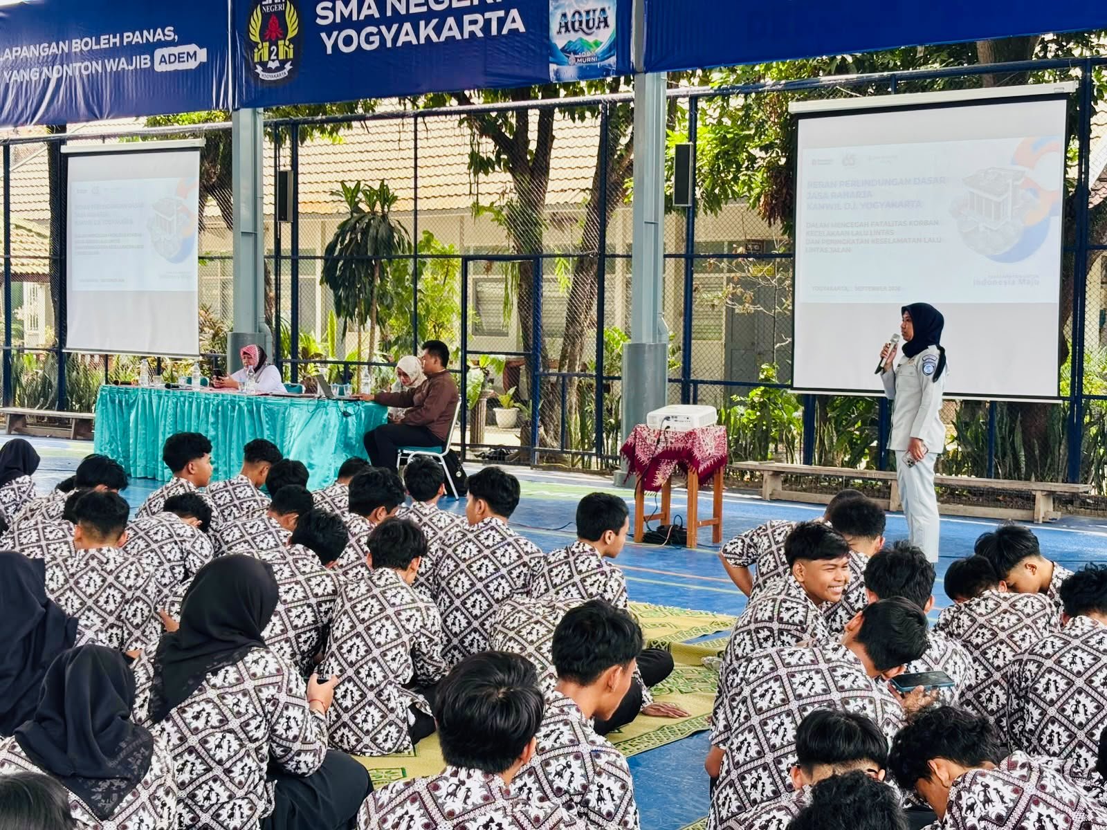 Edukasi Generasi Muda, SMAN 2 Yogyakarta Jadi Lokasi Sosialisasi Pajak dan Keselamatan