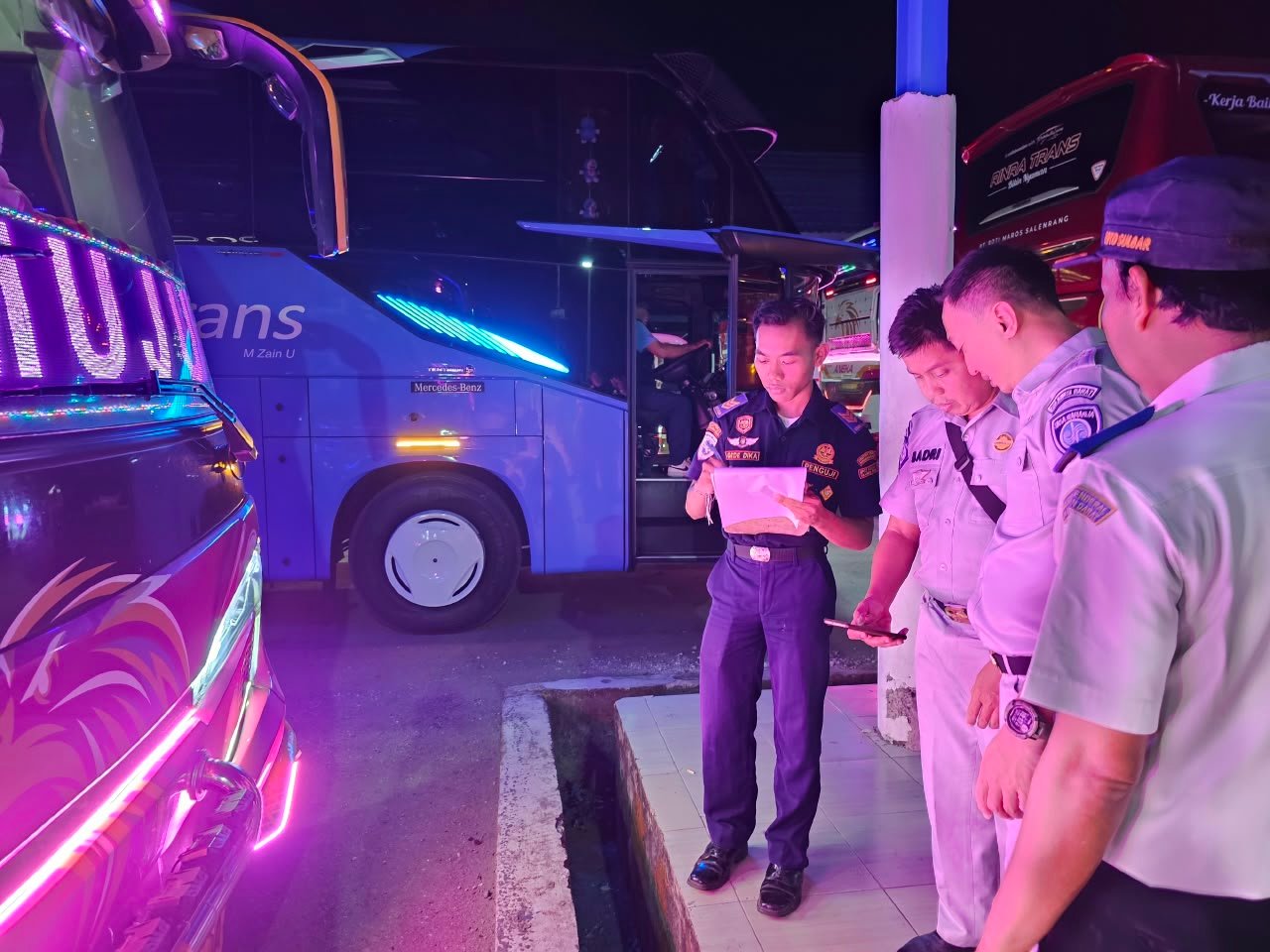 Jasa Raharja Cabang Mamuju Bersama Stakeholder Laksanakan Rampcheck dan Pelayanan Kesehatan Gratis di Terminal Tipe A Simbuang