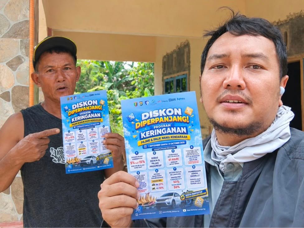 Jasa Raharja Lampung Jemput Bola Sosialisasikan Perpanjangan Keringanan Pajak Kendaraan di Pesawaran Jasa Raharja Lampung Jemput Bola Sosialisasikan Perpanjangan Keringanan Pajak Kendaraan di Pesawaran