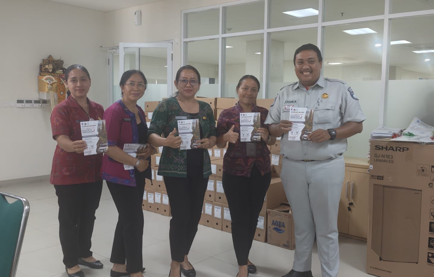 Menjangkau Lingkungan Pelayanan Kesehatan, Jasa Raharja Sosialisasikan Relaksasi PKB di Dua RSUD Kabupaten Badung