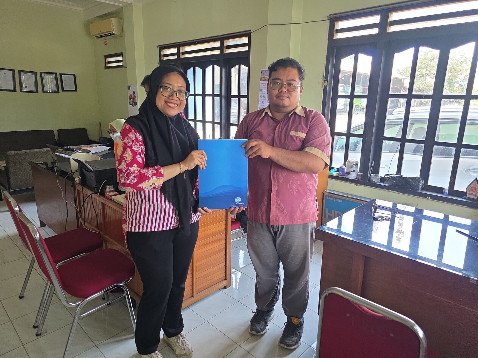 Jasa Raharja Sosialisasikan Program Bebas Denda kepada PT Prayogo Mugi Hartono