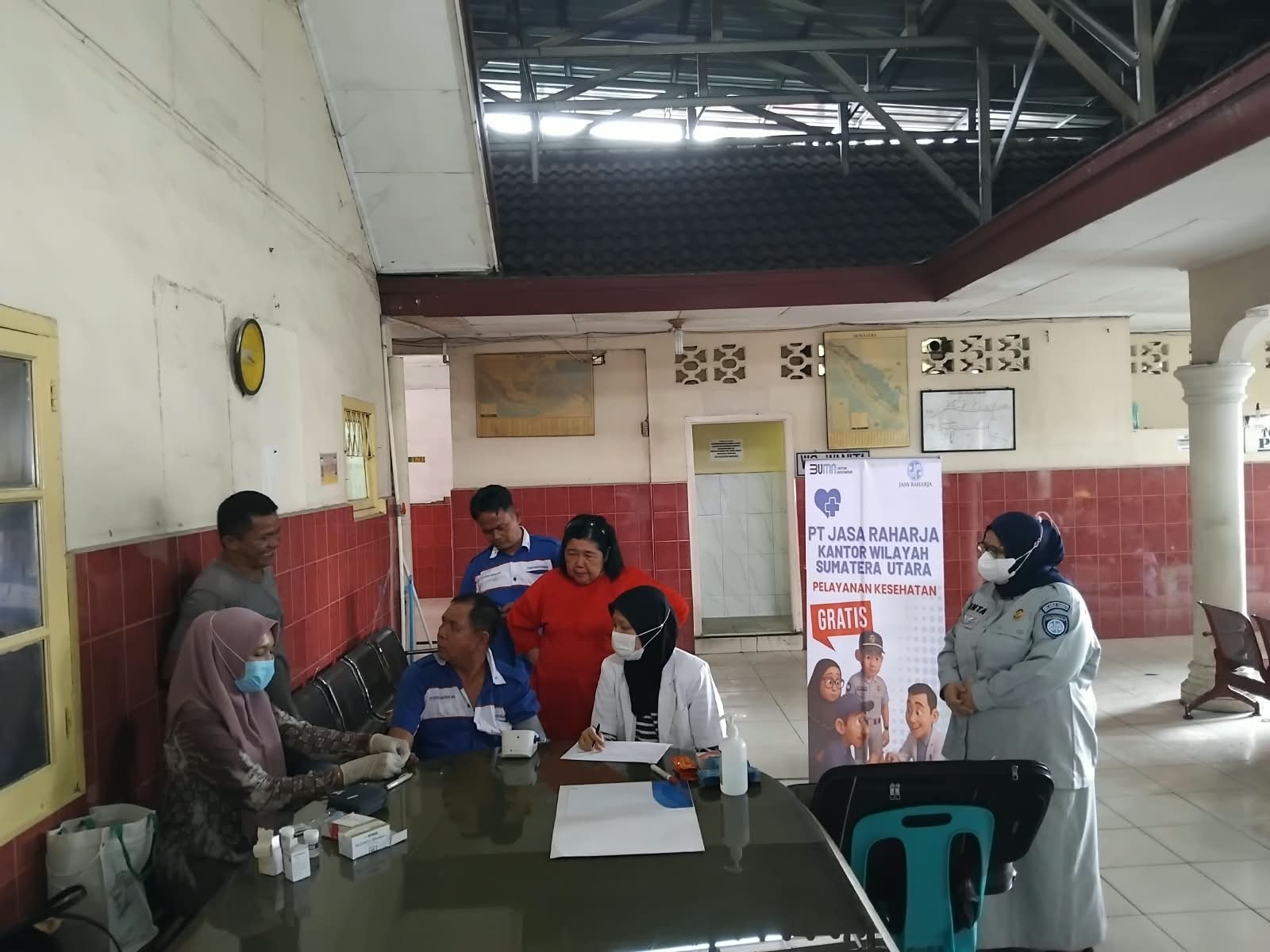 Jasa Raharja Gelar Pemeriksaan Kesehatan Gratis bagi Pengemudi, Kernet, dan Penumpang PO Halmahera