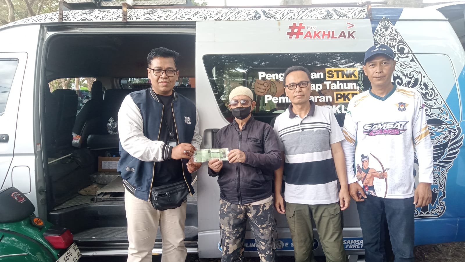 Jasa Raharja dan P3D Ciamis Hadirkan Layanan Samsat Keliling di CFD Area BMX, Optimalkan Penerimaan PKB dan SWDKLLJ