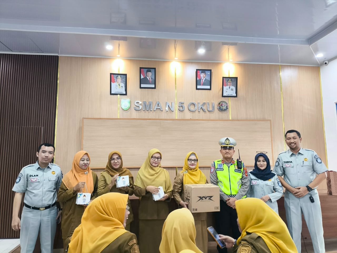 Jasa Raharja dan Satlantas OKU Edukasi Keselamatan Berlalu Lintas di SMAN 05
