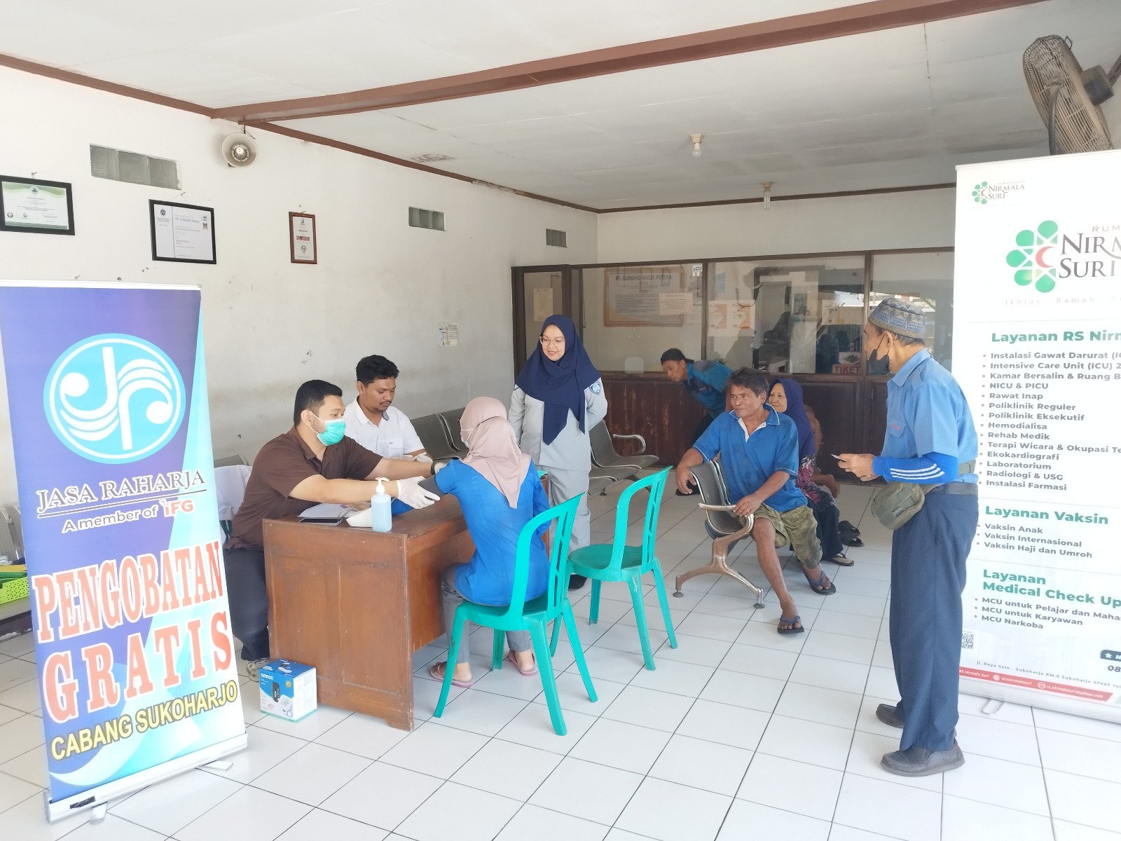 Jasa Raharja Sukoharjo Gelar MUKL dan Pengobatan Gratis bagi Pengemudi serta Kru Bus PO Gunung Mulia