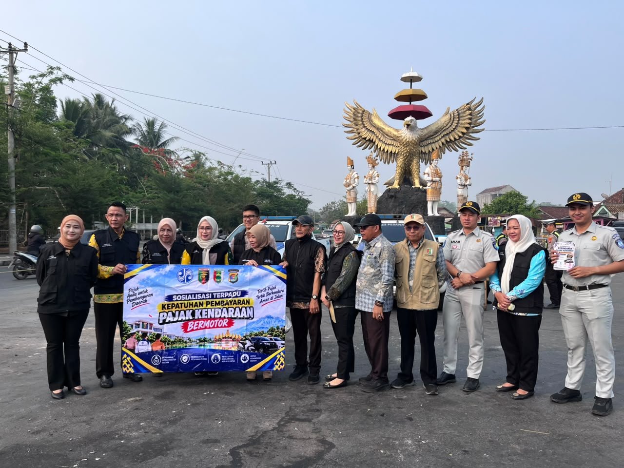 Gelar Operasi Gabungan di Pesawaran, Jasa Raharja Dorong Kepatuhan Pajak dan SWDKLLJ