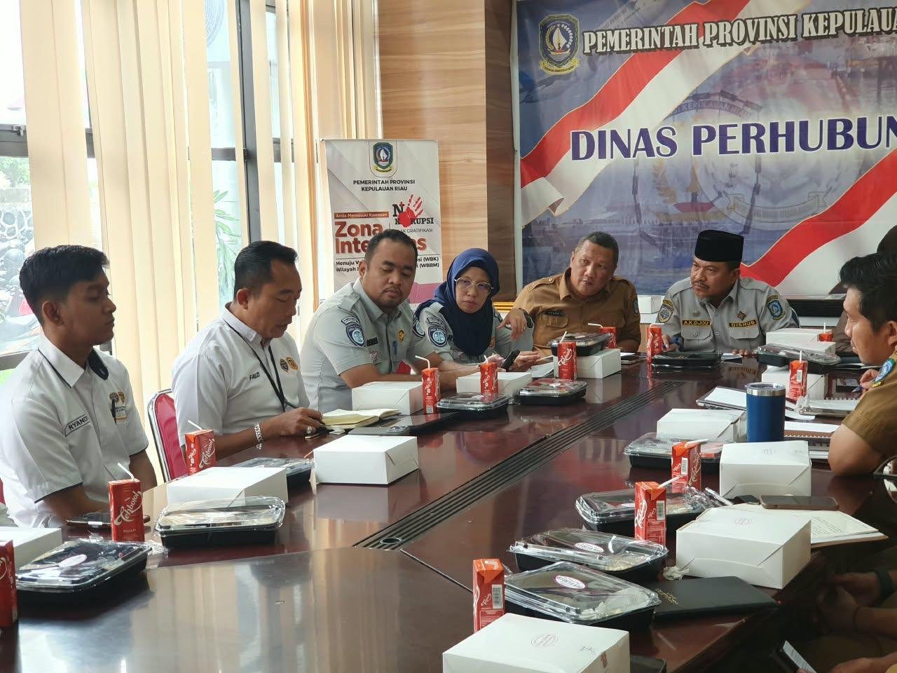 Jasa Raharja Berpartisipasi dalam Pembahasan Rencana Aksi Keselamatan Lalu Lintas dan Angkutan Jalan (RAK LLAJ) Provinsi Kepulauan Riau di Kantor Dinas Perhubungan Provinis Kepulauan Riau